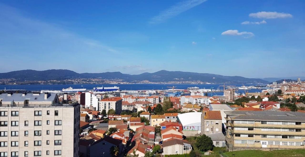 Apartament Piso Miracies- Wifi- Parking- Vistas Ria De Vigo Zewnętrze zdjęcie